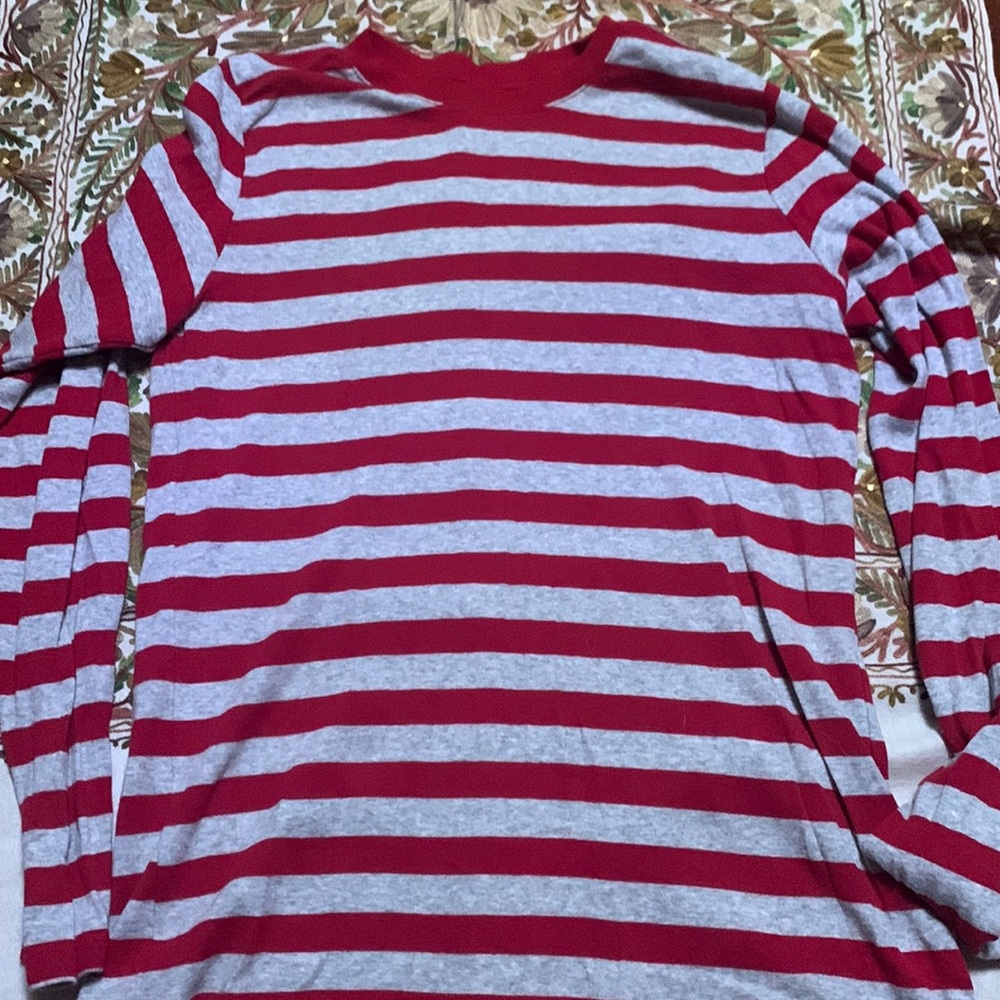Gap, long sleeve, red and gray T-shirt, xl